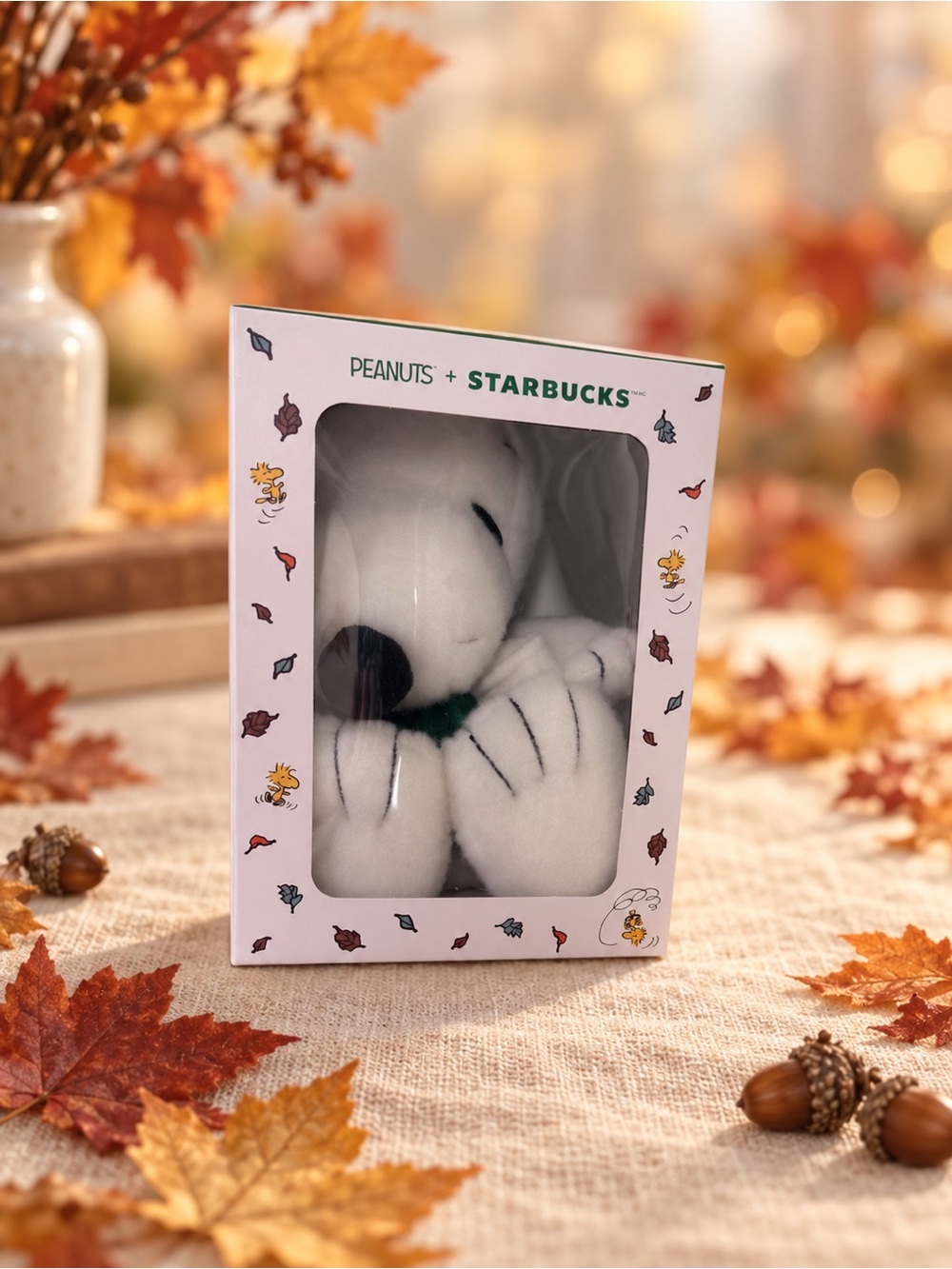 Starbucks x Peanuts Snoopy Plush Collectible in Box
